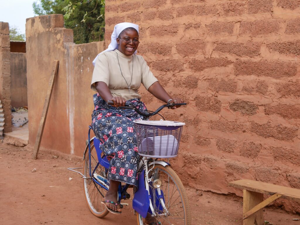 Sœur Véronique, directrice du foyer