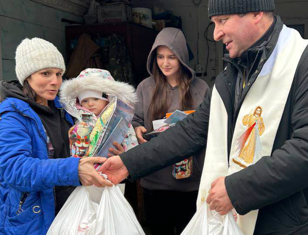 Lire la suite à propos de l’article Distributions alimentaires en Ukraine